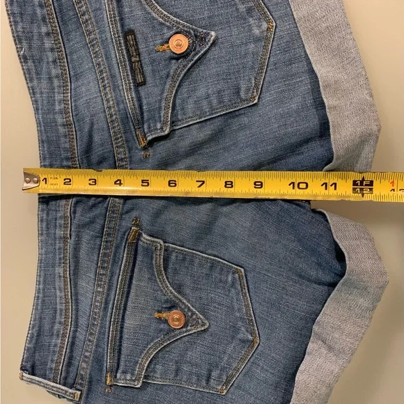 Hudson Crowley Mid Rise Cuffed Jean Shorts - Picture 9 of 9